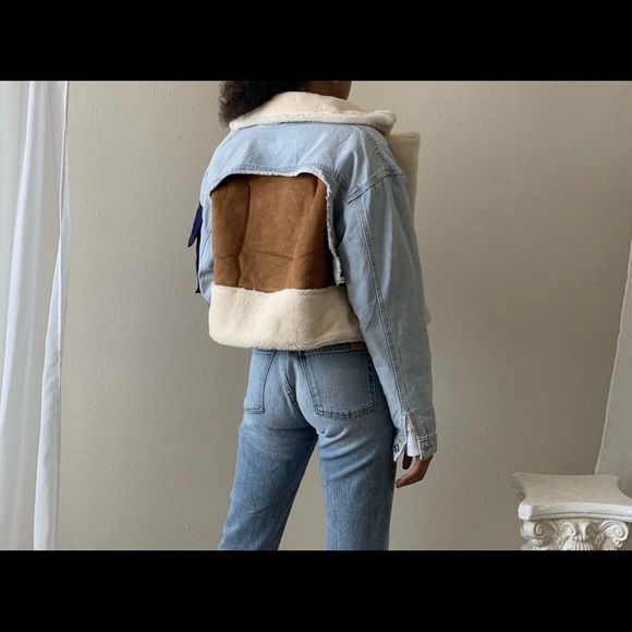 DENIM PATCHWORK JACKET - Picture 4 of 4